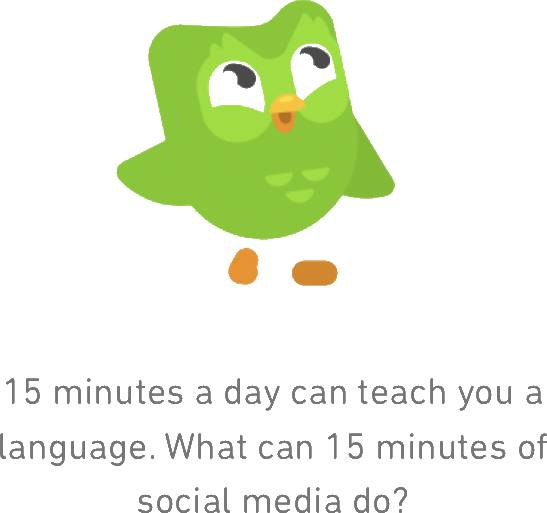 Duolingo: 15 minutes par jour