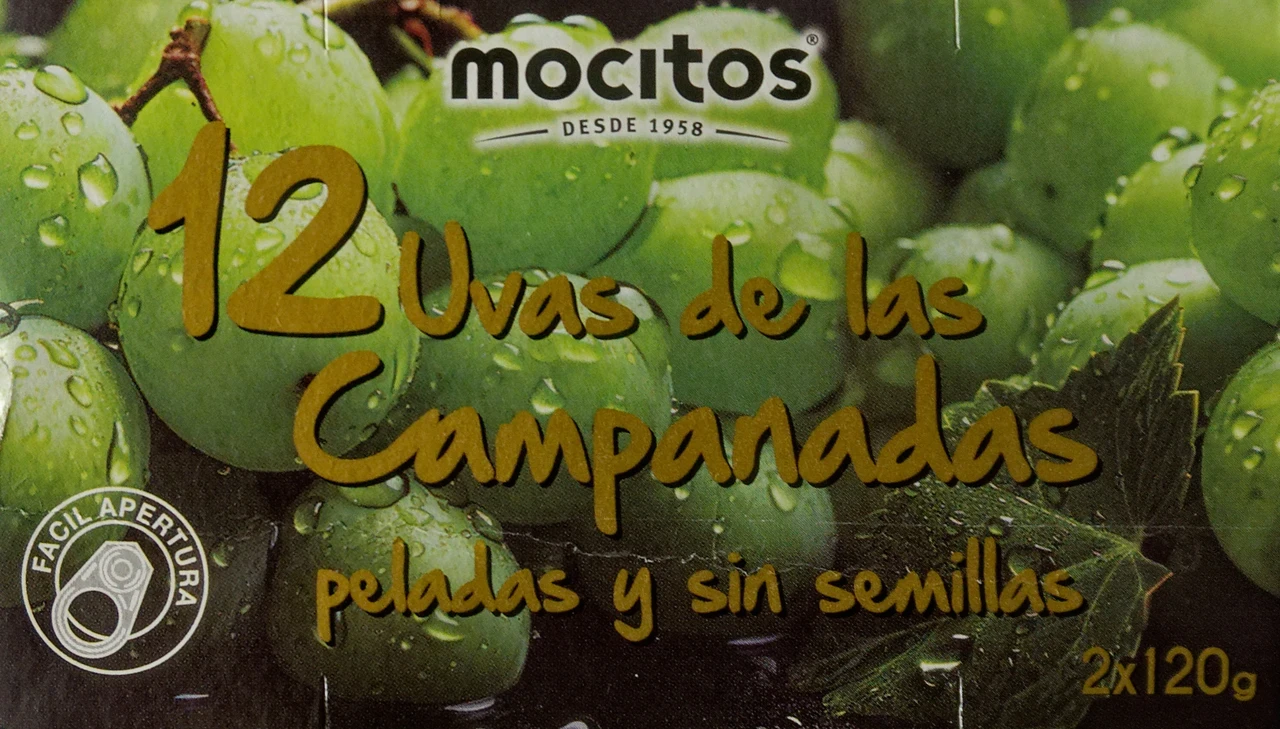 Uvas de la suerte prêtes pour les traditionnelles campanadas du Nouvel An en Espagne