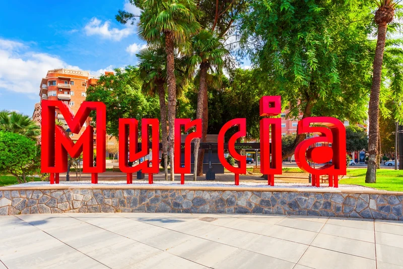 Letrero de Murcia