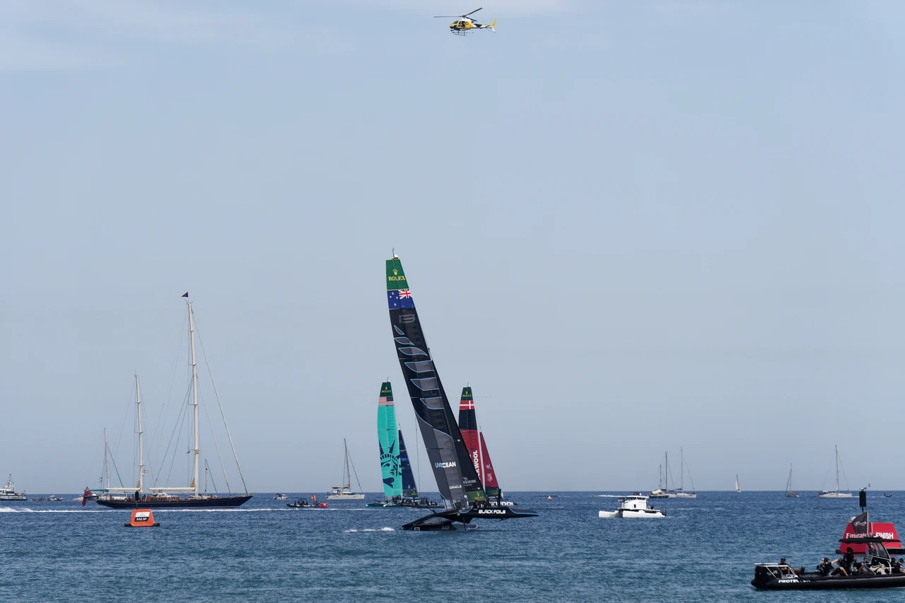 SailGP Valencia - L équipe Black Foils néozélandaise