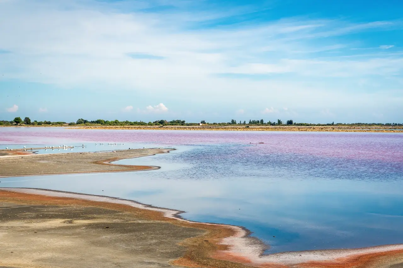 Le lac rose de Torrevieja